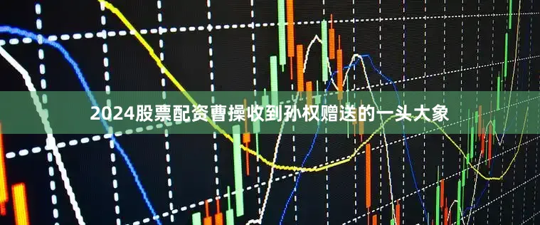 2024股票配资曹操收到孙权赠送的一头大象