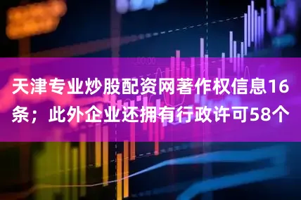 天津专业炒股配资网著作权信息16条；此外企业还拥有行政许可58个